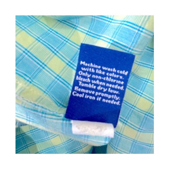 Apt 9 Premier Flex Plaid Slim Fit Button-Down Shirt Medium NWOT - Picture 14 of 15